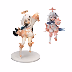 Genshin Impact Anime Figure Two-dimensional Kawaii Beautiful Girl Paimon Action Figure Toys Collection - 13cm Standing Paimon, With Box