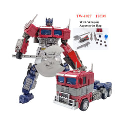 16.5CM Transformation Anime Action Figure Toys Cool KO G1 Robot Car Model Juguetes Boy Gift SS49 - TW-1027 With Weapon