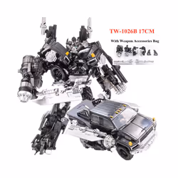 16.5CM Transformation Anime Action Figure Toys Cool KO G1 Robot Car Model Juguetes Boy Gift SS49 - TW-1026B With Weapon