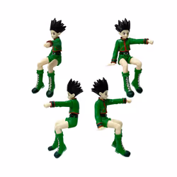 11.5-14cm HunterHunter Anime Figure Kurapika Action Figure Chrollo Illumi Hisoka Figurine Collection - No box