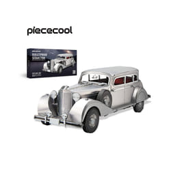 Piececool 3D Metal Puzzles Bulletproof Sedan 770k DIY Set Cars Model Jigsaw Toy for Brain Teaser Christmas