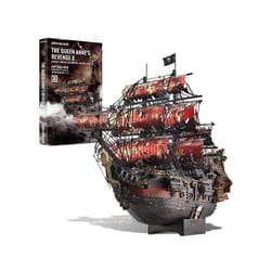 Piececool 3D Puzzles The Queen Anne's Revenge Pirate Ship Metal Model Building Blocks 3D Boat Jigsaw