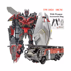 16.5CM Transformation Anime Action Figure Toys Cool KO G1 Robot Car Model Juguetes Boy Gift SS49 - TW-1024 With Weapon