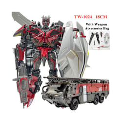 16.5CM Transformation Anime Action Figure Toys Cool KO G1 Robot Car Model Juguetes Boy Gift SS49 - TW-1024 With Weapon