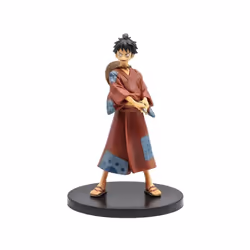 18CM One Piece Luffy Figure Roronoa Zoro Three-Blade Sa-Maximum Manga Anime Statue PVC Action Collection - GRAY