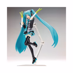 Anime FIGMA Hatsune Miku Action Figures Movable Joints Contain The Props Desktop Decoration Collection - with box