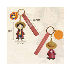 Original One Piece Luffy Tony Tony Chopper Figure Toys Keychain Cute Anime Monkey D Luffy PVC Figurine - Luffy