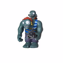 Plants vs Zombie Anime Figure Obstacle Pirate Zombie Peashooter Hard Glue  Zombie Action Figure Model - Style 29