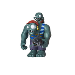 Plants vs Zombie Anime Figure Obstacle Pirate Zombie Peashooter Hard Glue  Zombie Action Figure Model - Style 29