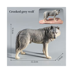 Wolf Figures Animal Toys Wolf Figurines Zoo Pack Realistic Hand-Drawn Figurines Cool Collection Exhibits - Animal-11