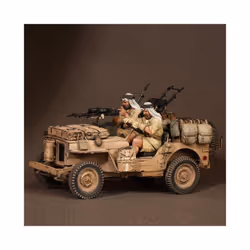 1/35 Resin figure unpainted model kit, military theme, Arab soldier patrol unassembled and unpainted - 931