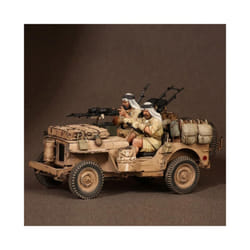 1/35 Resin figure unpainted model kit, military theme, Arab soldier patrol unassembled and unpainted - 931