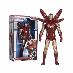 18CM Avengers VenomCaptain America Wolverine Hulk Iron Man Groot Thanos Collection Action Figure Hot - Iron Man