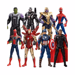 18CM  Avengers VenomCaptain America Wolverine Hulk Iron Man Groot Thanos Collection Action Figure Hot - Captain