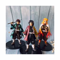 Anime Demon Slayer Action Figures Kimetsu No Yaiba Shinobu Nezuko PVC Dolls Model Collection Ornaments - bagged Inosuke