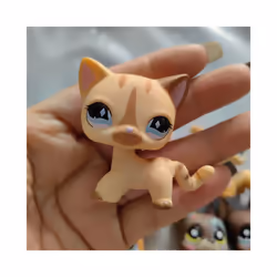 Little Baby pets LPS Cute Short Hair Cats Deer Tortoise Bear Monkey Dolphin Spaniel Dogs Tortoise Figure - army green