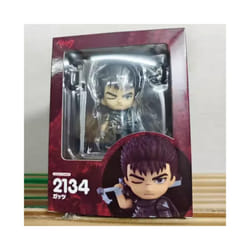 Berserk Q Version Action Figure #2134 Guts Figurine Sword Wind Legend Black Swordsman Model Anime Dolls - With Box