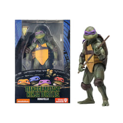 Teenage Mutant Ninja Turtles Action Figure Film Edition Movable Model Toys - Purple headscarf