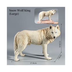 Wolf Figures Animal Toys Wolf Figurines Zoo Pack Realistic Hand-Drawn Figurines Cool Collection Exhibits - Animal-3