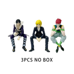 HunterHunter Anime Figure Phantom Troupe Hisoka Action Figure Noodle Stopper Room Decoration Noodle - 3pcs No box