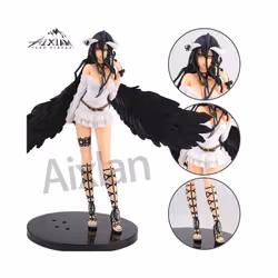 Anime OVERLORD Figure Wedding Dress Albedo PVC Action Figure Toys Collectible Model Toys Kid Gift - 631 box