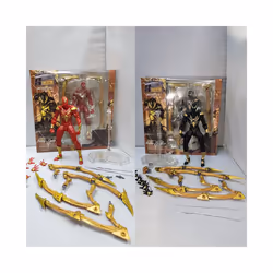 14cm  Kaiyodo Revoltech Amazing Yamaguchi Iron Spider-Man Action Figures Model Doll Collectible Set - Red