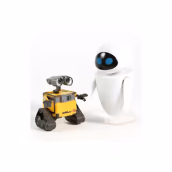 Wall-E Robot Wall E & EVE PVC Action Figure Collection Model Toys Dolls 6cm/10cm For Children Christmas - New Wall E and EVE