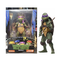 TMNT Model Toys Teenage Mutant Ninja Turtles Action Figure - NECA Purple Box, 15cm