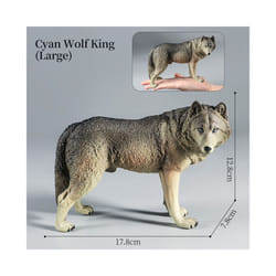 Wolf Figures Animal Toys Wolf Figurines Zoo Pack Realistic Hand-Drawn Figurines Cool Collection Exhibits - Animal-2