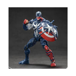 18CM  Avengers VenomCaptain America Wolverine Hulk Iron Man Groot Thanos Collection Action Figure Hot - 1925-01duizhang