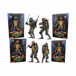 TMNT Model Toys Teenage Mutant Ninja Turtles Action Figure - NECA Red Box, 15cm