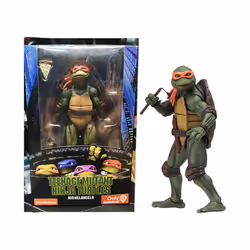 TMNT Model Toys Teenage Mutant Ninja Turtles Action Figure - NECA Orange Box, 15cm