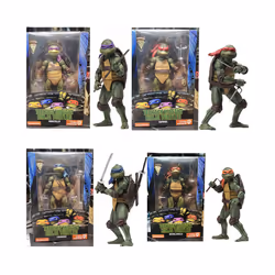 TMNT Model Toys Teenage Mutant Ninja Turtles Action Figure - NECA Orange Box, 15cm