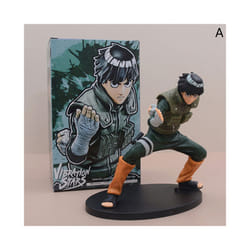 Anime Figure Rock Lee Hyuuga Hinata Roubu Double Lion Fist Fighting PVC Action Figure Collection Model - 16cm Rock Lee, With Box