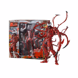 AMAZING YAMAGUCHI Carnage Venom Spider Man  legends Action Figure Joint Movable Change Face Statue Model - Venom