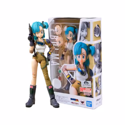 13.5cm Anime Dragon Ball Figures Bulma Goku Action Figure Movable PVC Collection Doll SHF Childhood - with box 13.5cm
