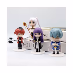 Bandai Frieren: Beyond Journey's End 10cm Anime Figures Frieren Himmel Action Figure Boys Gift Collection - 4pcs-2