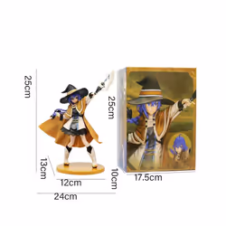 25cm Magician Roxy Migurdia Action Figure Mushoku Tenseiï¼Jobless Reincarnation Anime Figure PVC Adult - 25cm with box
