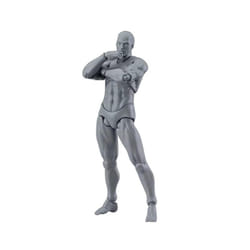Figurine Anime Figure Human Postures Man and Woman Action Toy Action Figure Figure Model Human Mannequin - Grey-Man