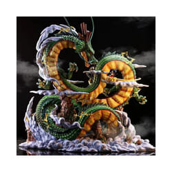 24cm Dragon Ball Anime Figure Shenron Figure Goku And Shenron Figurine Model Pvc Statue Doll Collection - no box