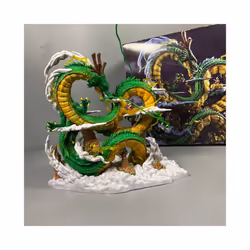 24cm Dragon Ball Anime Figure Shenron Figure Goku And Shenron Figurine Model Pvc Statue Doll Collection - no box