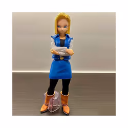 24CM Anime Android Figure Android 18 PVC Action Figures Collection Model Toys for Children Christmas - 18 23.5m