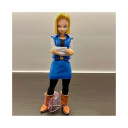 24CM Anime Android  Figure Android 18 PVC Action Figures Collection Model Toys for Children Christmas - 18  23.5m