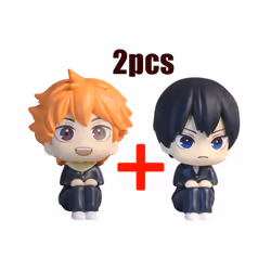 Anime Figures Haikyuu!! Shoyo Hinata Action Figures PVC Tobio Kageyama Toys for Children Collector Haikyu - 2PCS