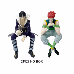HunterHunter Anime Figure Phantom Troupe Hisoka Action Figure Noodle Stopper Room Decoration Noodle - 2pcs No box