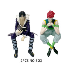 HunterHunter Anime Figure Phantom Troupe Hisoka Action Figure Noodle Stopper Room Decoration Noodle - 2pcs No box