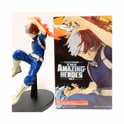 My Hero Academia Anime Figure Shoto Bakugou Boku Izuku Duke Pvc Large Action Figures Anime Character - C-15CM