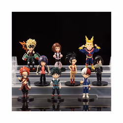 Anime My Hero Academia Figure PVC Age of Heroes Figurine Deku Action Collectible Model Decorations Doll - 9pcs