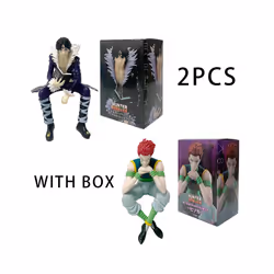 HunterHunter Anime Figure Phantom Troupe Hisoka Action Figure Noodle Stopper Room Decoration Noodle - 2pcs With box