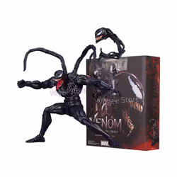 SHF Venom 2 Action Figure Joint Movable Toys Venom Symbiont Change Face Statue Model Doll Collectible - Venom
